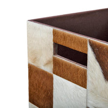 Load image into Gallery viewer, Trafalgar Umbrella Bin in Genuine Hair-on Leather 20 L - Natural Brown