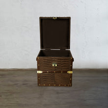 Load image into Gallery viewer, Heritage Mini Streamer Trunk - Brown