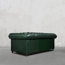 Load image into Gallery viewer, Gentleman's Club Three Seater Chesterfield Sofa