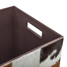 Load image into Gallery viewer, Trafalgar Umbrella Bin in Genuine Hair-on Leather 20 L - Natural Brown