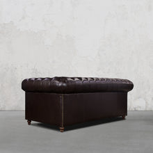Load image into Gallery viewer, Gentleman's Club Three Seater Chesterfield Sofa