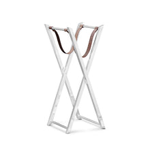 Load image into Gallery viewer, Tray On Stand in Brown Two Tone Leather