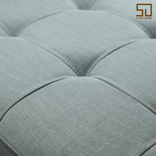 Load image into Gallery viewer, Nordic Bench in Grey Fabric