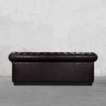 Load image into Gallery viewer, Gentleman's Club Three Seater Chesterfield Sofa