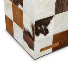 Load image into Gallery viewer, Trafalgar Umbrella Bin in Genuine Hair-on Leather 20 L - Natural Brown