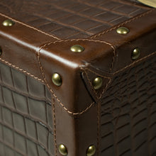 Load image into Gallery viewer, Streamer Trunk Coffee Table - Vintage Brown