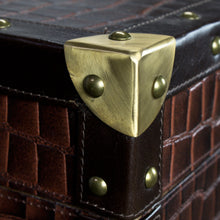 Load image into Gallery viewer, Streamer Trunk Chest of Drawers - Vintage Brown