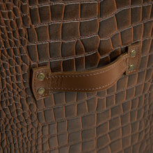 Load image into Gallery viewer, Bed Side Table with Top Open - Vintage Brown Tan