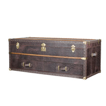 Load image into Gallery viewer, Vintage Streamer Trunk Chest cum Coffee Table