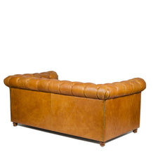 Load image into Gallery viewer, Gentleman's Club Two Seater Chesterfield Sofa