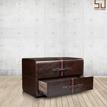 Load image into Gallery viewer, Bed Side Table Large - Vintage Brown