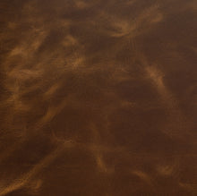 Load image into Gallery viewer, Leather Vintage Streamer Trunk Coffee Table