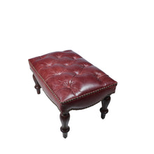 Load image into Gallery viewer, Heritage Wing Reading Chair with Foot Stool