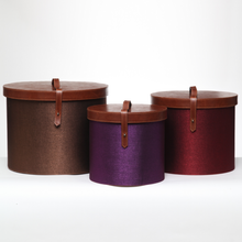 Load image into Gallery viewer, Round Storage Bins (Set of three)