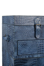 Load image into Gallery viewer, Heritage Trunk Bar Cart - Blue