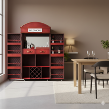 Load image into Gallery viewer, London Telephone Booth Portable Bar