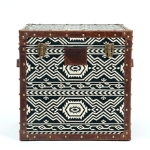 Load image into Gallery viewer, Tribal Textile Mini Trunk
