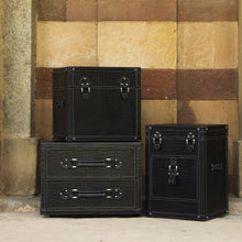 Load image into Gallery viewer, Bed Side Table - Black Croco