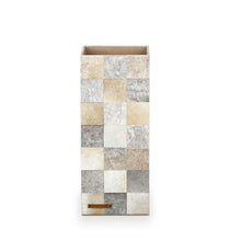 Load image into Gallery viewer, Trafalgar Umbrella Bin in Genuine Hair-on Leather 20 L - Natural Beige
