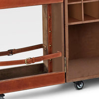 Heritage Bar Cart - Vintage Tan