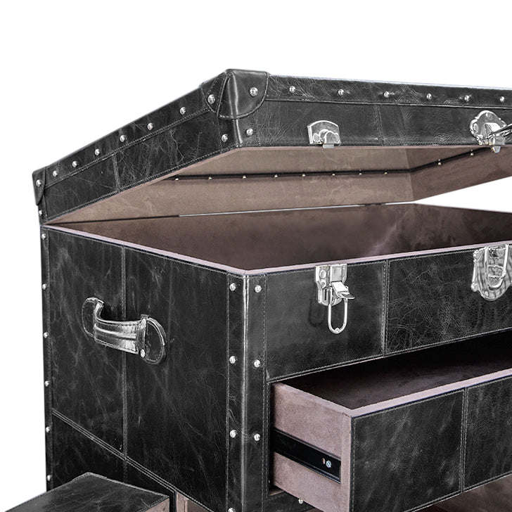 Heritage Bar Cart- Vintage Black