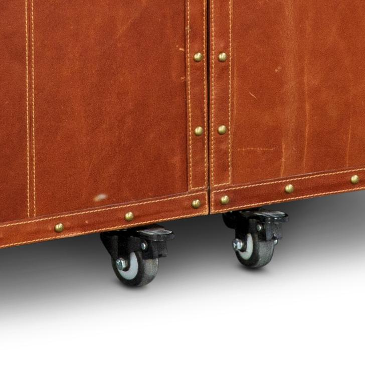 Heritage Bar Cart - Vintage Tan