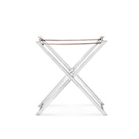Tray On Stand in Brown Two Tone Leather