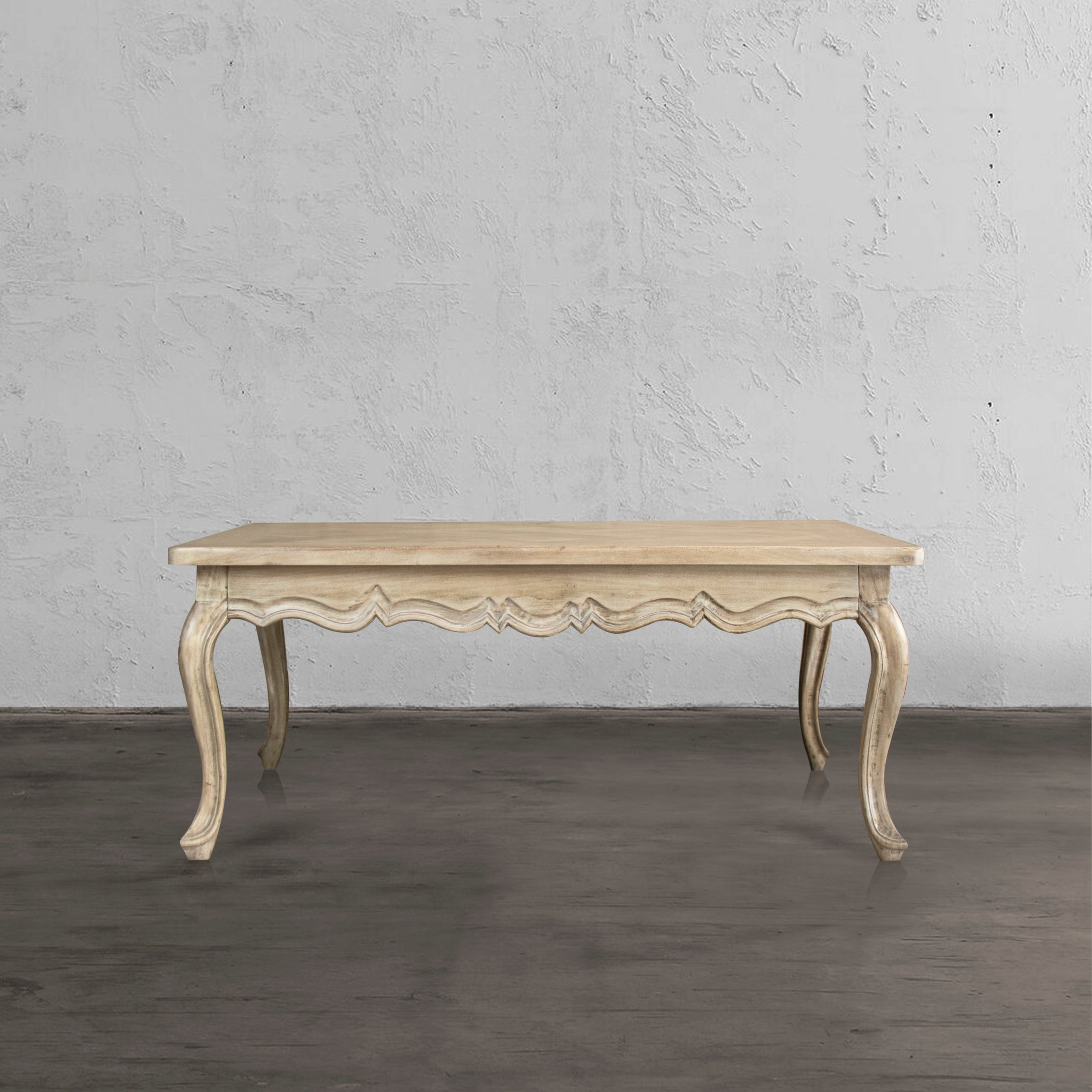 French Distressed Country Style Coffee Table