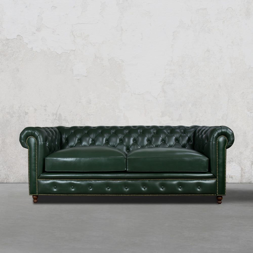 Gentleman's Club Three Seater Chesterfield Sofa