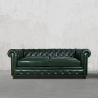 Gentleman's Club Three Seater Chesterfield Sofa