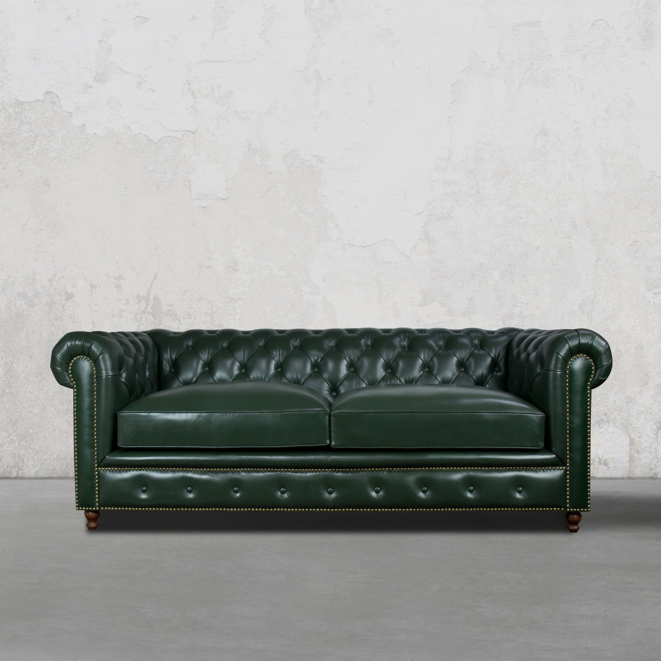 Gentleman's Club Three Seater Chesterfield Sofa
