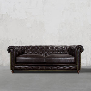 Gentleman's Club Three Seater Chesterfield Sofa