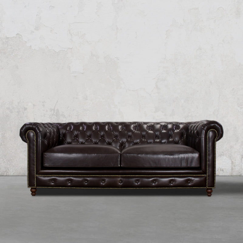 Gentleman's Club Three Seater Chesterfield Sofa