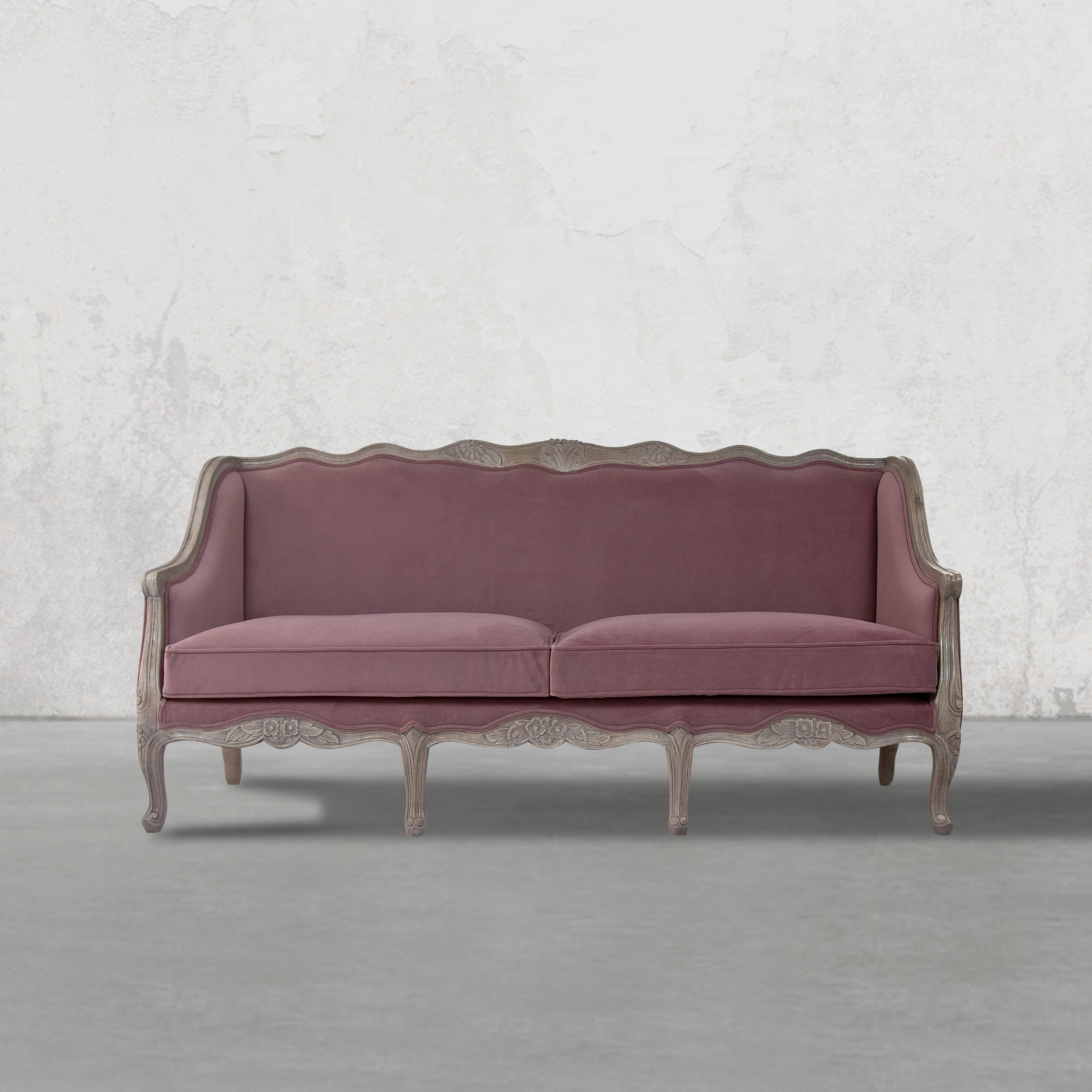 French Country Style Three Seater Sofa