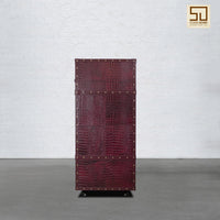 Single Door Trunk Bar - Burgundy