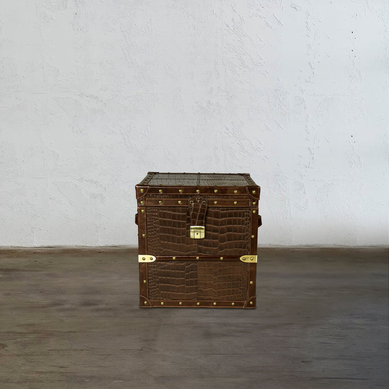 Heritage Mini Streamer Trunk - Brown