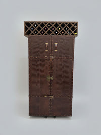 Heritage Bar Cabinet 6 ft - Vintage Brown