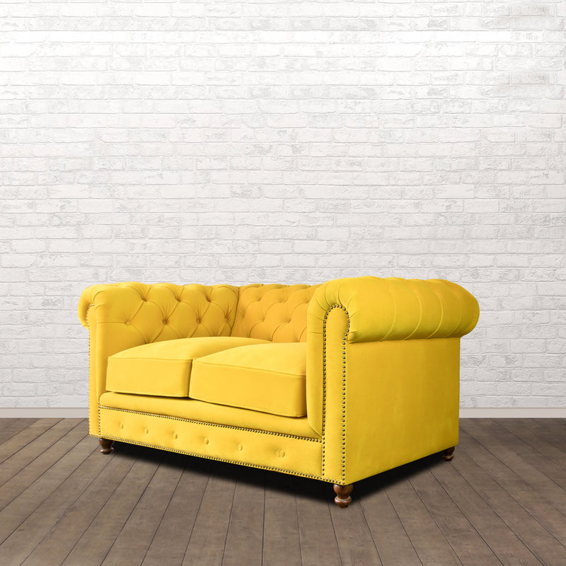 Gentleman's Club Two Seater Chesterfield Sofa