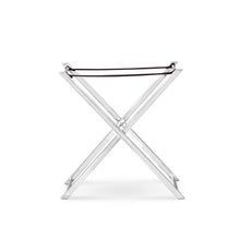 Load image into Gallery viewer, Tray On Stand in Black Leather
