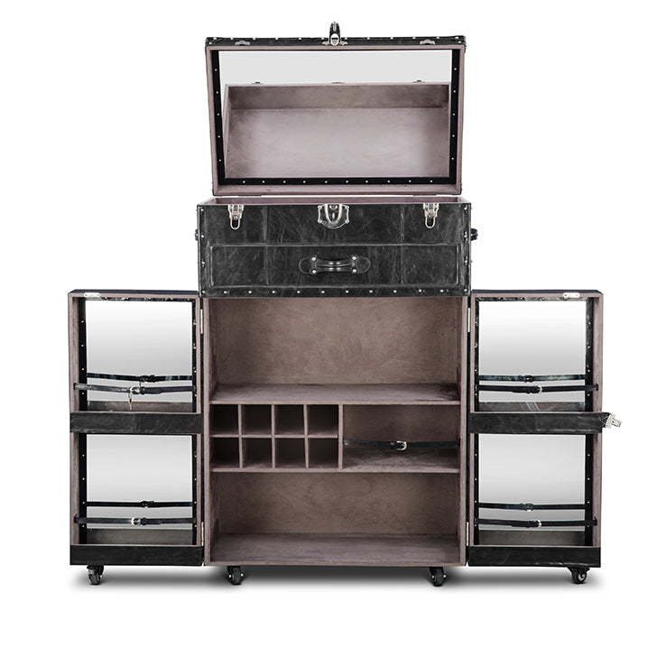 Heritage Bar Cart- Vintage Black