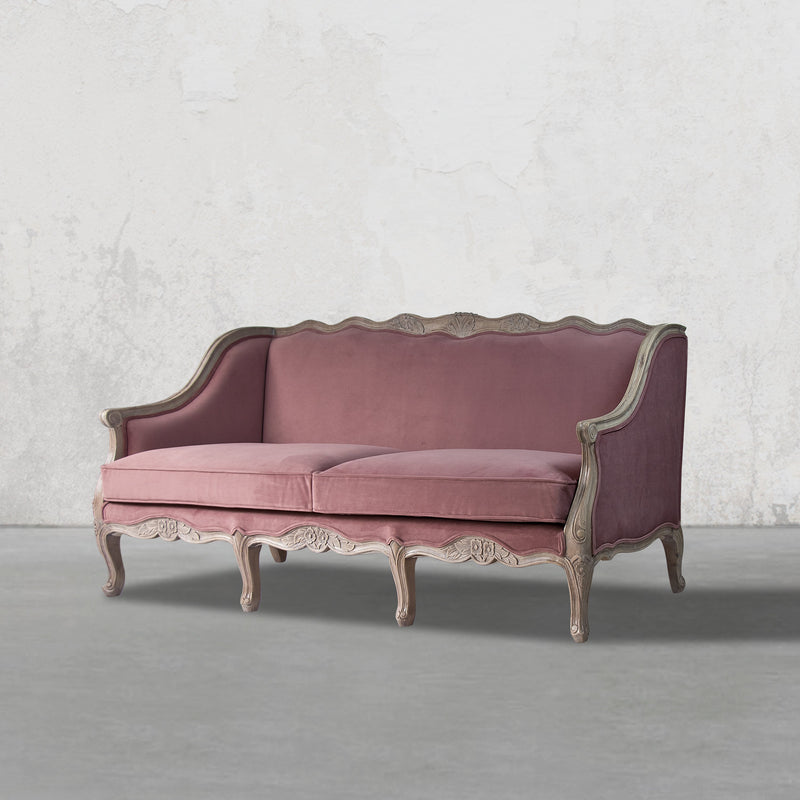 French Country Style Three Seater Sofa