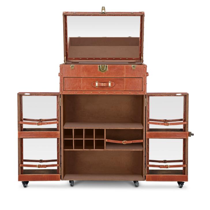 Heritage Bar Cart - Vintage Tan
