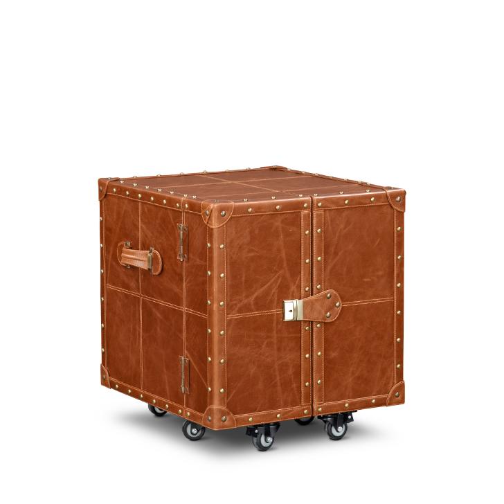 Heritage Mini Trunk Bar- Tan