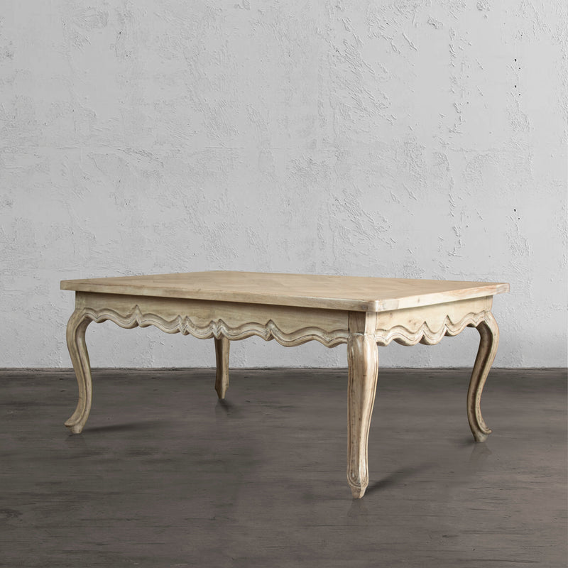 French Distressed Country Style Coffee Table