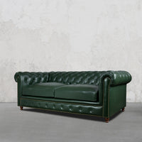 Gentleman's Club Three Seater Chesterfield Sofa