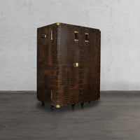 Heritage Trunk Bar - Vintage Brown