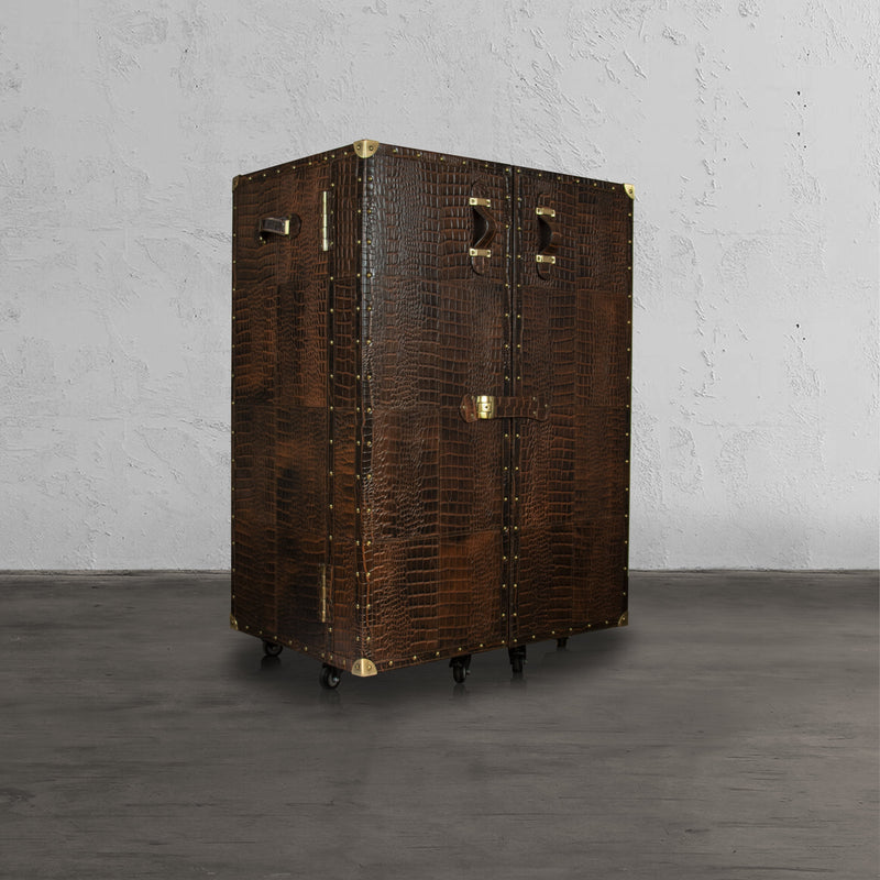 Heritage Trunk Bar - Vintage Brown