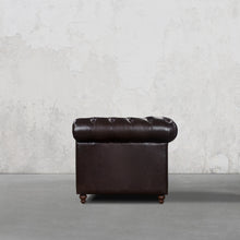 Load image into Gallery viewer, Gentleman&#39;s Club Three Seater Chesterfield Sofa
