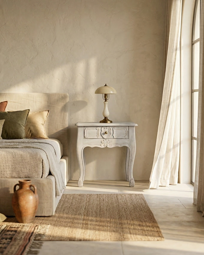 French Bed Side Table