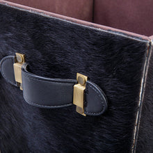 Load image into Gallery viewer, Sofia Genuine Hair-on Leather 10 L Bin

